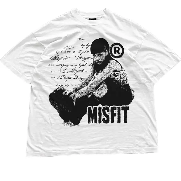 Y2K Grunge Graphic Tee Streetwear Shirt, Grillz, Streetwear Graphic Tee, Misfit Shirt, Hip Hop Shirt – Retro Vintage Humor Tee - Vintage Graphic Tee – Unisex S-3XL – Menswear & Womenswear – Streetwear Tops – Casual Cotton Crewneck Shortsleeve T-shirt