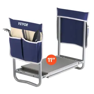 VEVOR Garden Kneeler and Seat, 11 in Wide Thick Kneeling Pad, Heavy Duty Garden Kneeling Stool, Folding Garden Seat with 1 Tool Bag, Relieve Knee Back Pain, Non - Slip Garden Bench for GrandparentsVEVOR Super Brand Day