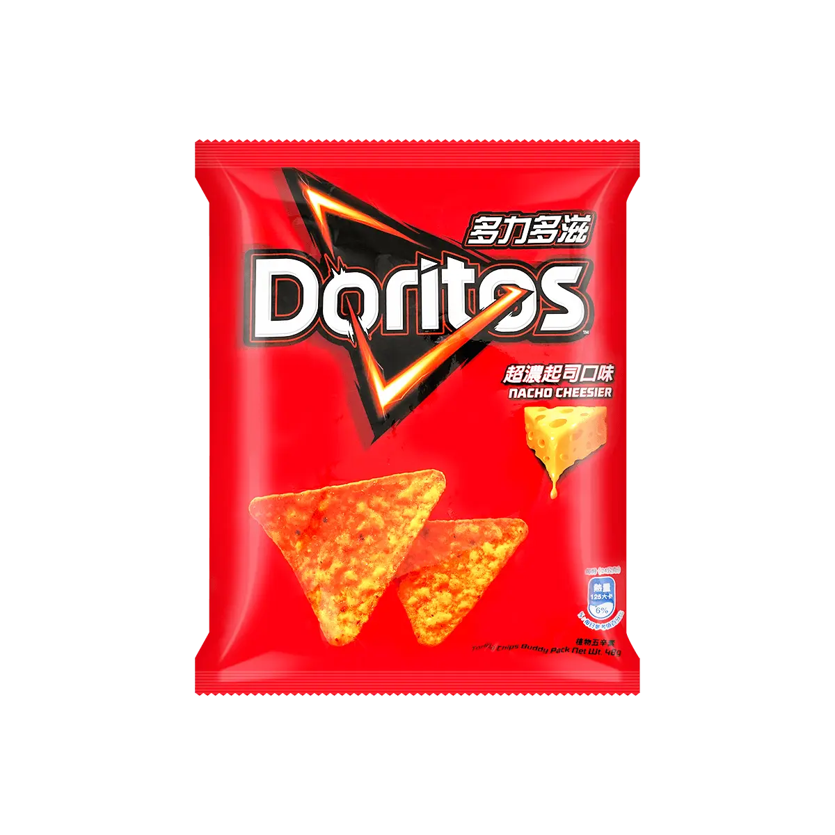 Doritos Nacho Cheese Flavored Tortilla Chips Taiwan Import 48g