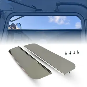 Stainless Steel 6-Inch Drop Windows Chop Top Set for Kenworth T600