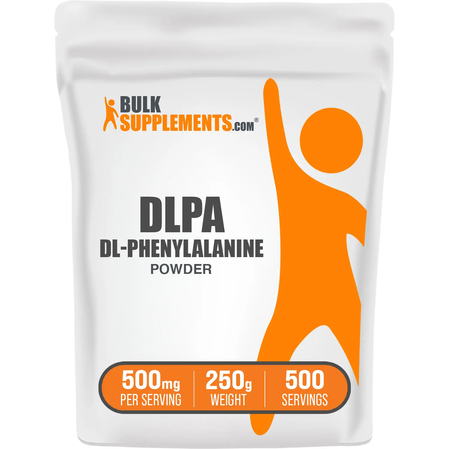 BulkSupplements - DLPA DL-Phenylalanine Powder - Cognitive Support - Liver Health - 250g - 500mg per Serving