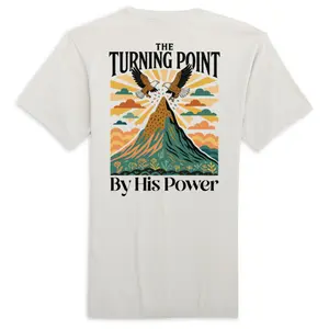 Turning Point By His Power Women's Fitted Short Sleeve Crew Neck Casual Modern Tee in BCI Cotton for Summer