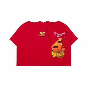 Retro Two Side Cars Gildan T-Shirt ,Cars Movie TShirt, Mcqueen and Mater Retro Vintage Unisex Oversized Anime Graphic Tee – Trendy Y2K Acid Gildan, Manga Game Movie Lover Gift For Fans Merch