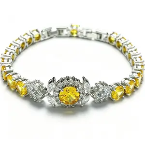 GS-007 “Little Sun” Costume Bracelet – Diamond Bracelet Band, Fashion Accessory for Luxurious Wrist Enhancement