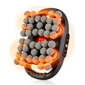 42 Head Massage Gun, 9 Modes 9 Levels, Deep Muscle Relaxation Tool, Relieves Back Shoulder Leg Foot Pain, Silent Muscle Massager with Light Therapy,Ideal Gift for Friends & Family, USB Rechargeable Massagers