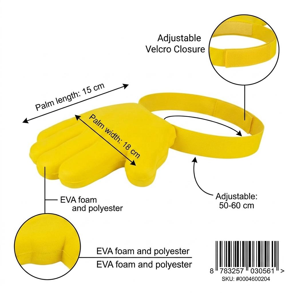 Funny Foam Hand Sun Visor Hat & Silly Straw Glasses Set - "Maximum Laziness" Viral Meme Summer Accessories, Adjustable Novelty Hat for Pool Party, Beach & Gag Gifts