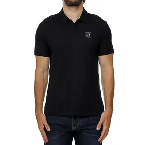 Armani Exchange  Polo Black Shirt