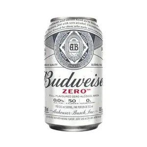 Budweiser Zero Non-Alcoholic Beer (12 pack cans) Rice