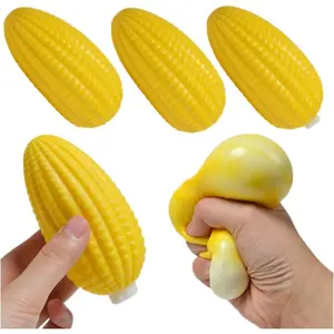 1 Pc Corn Squishies Stress Relief Novelty Prop Tool Friends Prank Trick Anxiety Relief