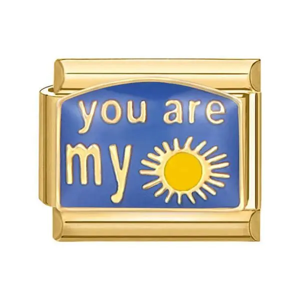 You Are My Sunshine Italian Charm Link