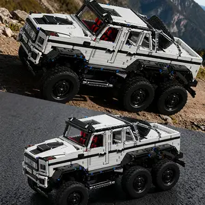 Static Version [1:8] 3173-Piece Dark Warrior Assembly Off-Road Vehicle Model Educational Toy Perfect Gift Christmas Must-Have Hands-On Interaction Building Block Car