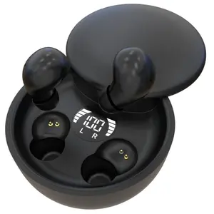 TWS Wireless Earbuds Chargeable Headset - In-Ear Electronic Headphones with Sleep Mode, New Sliding Cover Charging Case, High-Quality Music and Call Audio