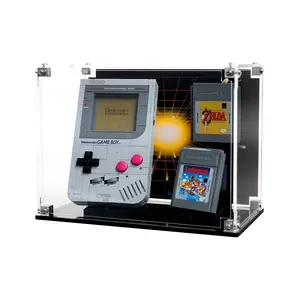 Acrylic Display Case UV Print Compatible with LEGO® 72046 Game Boy - Set Not Included