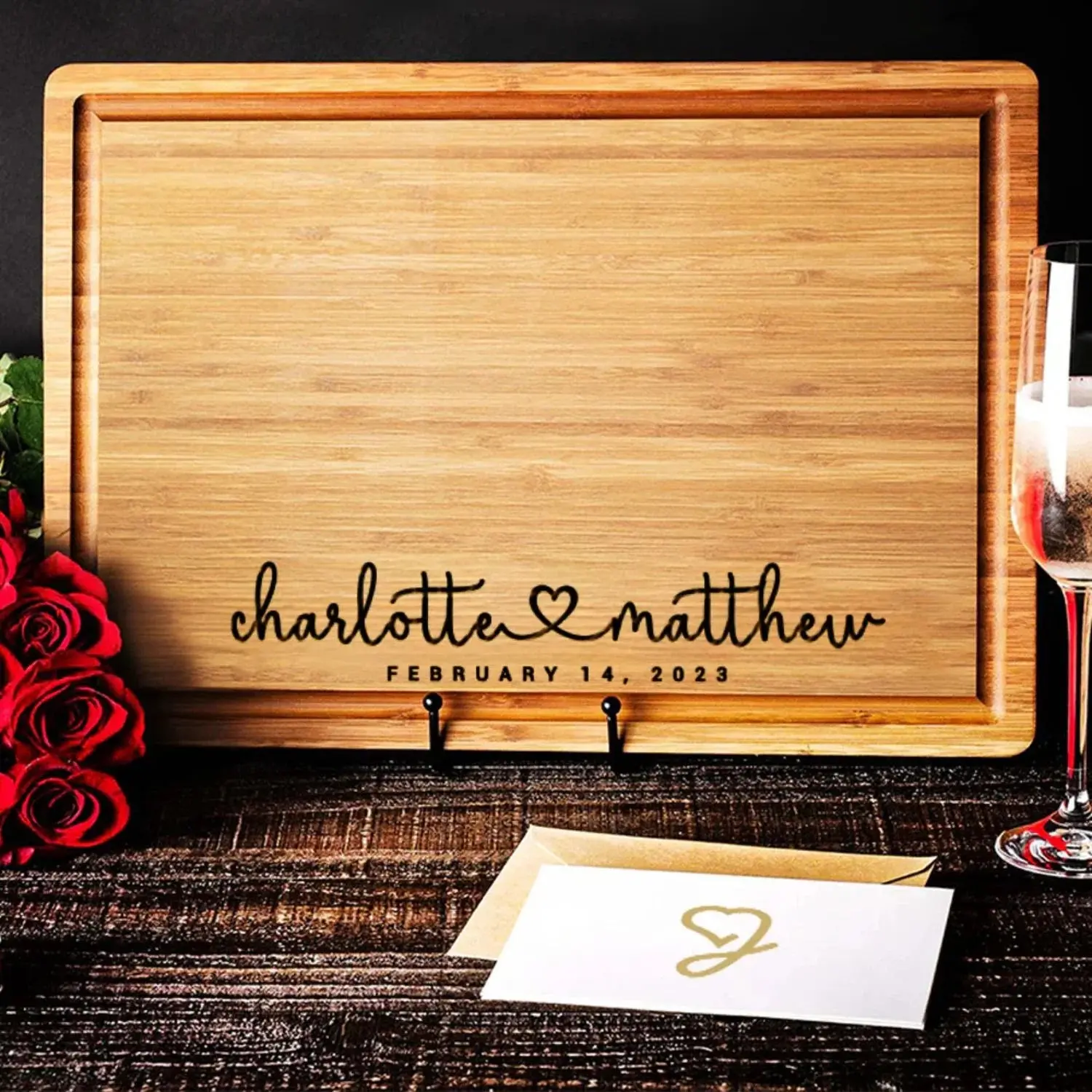 Custom Personalized Bamboo Cutting Board