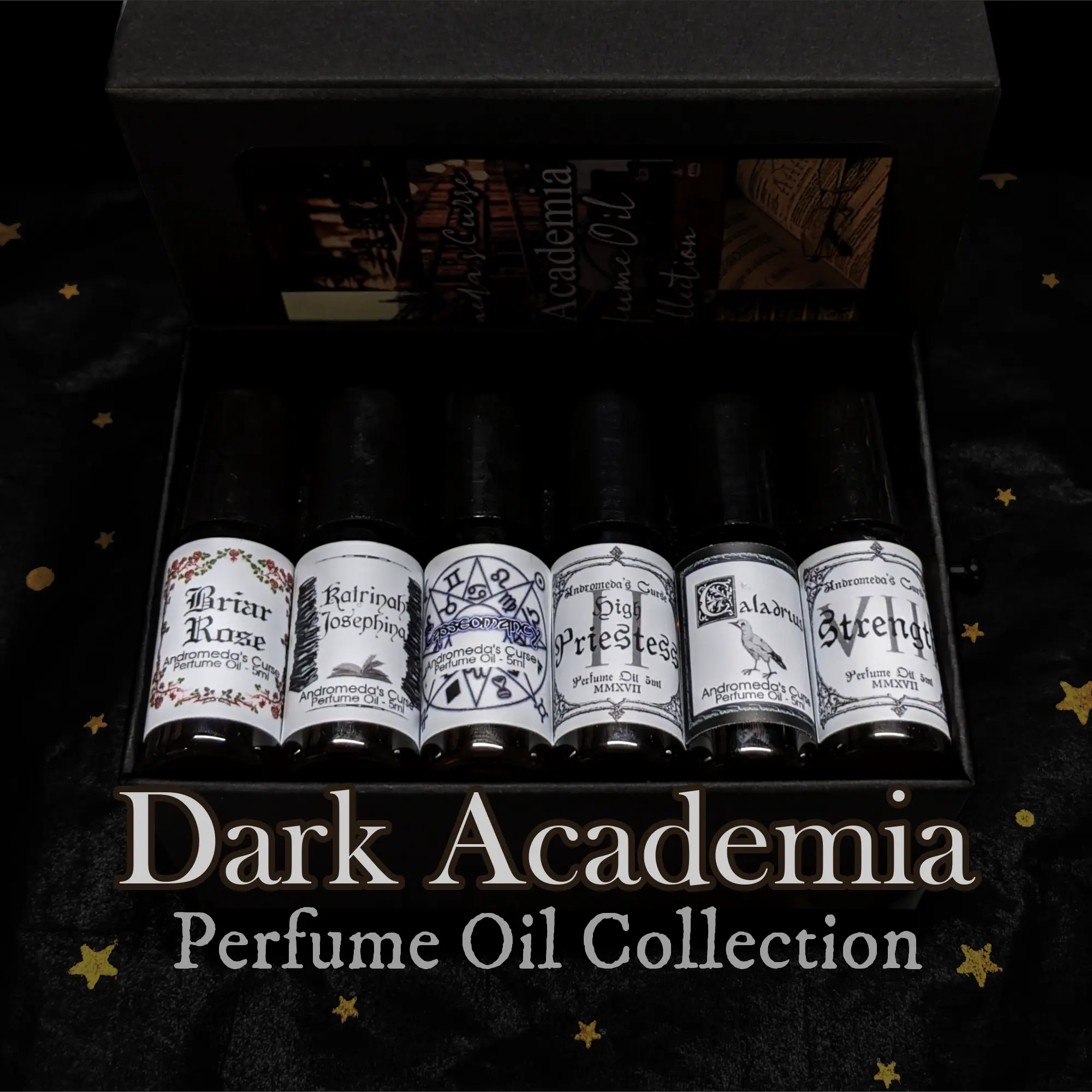 Dark Academia Gift Box  - Rollerball Perfume Oil