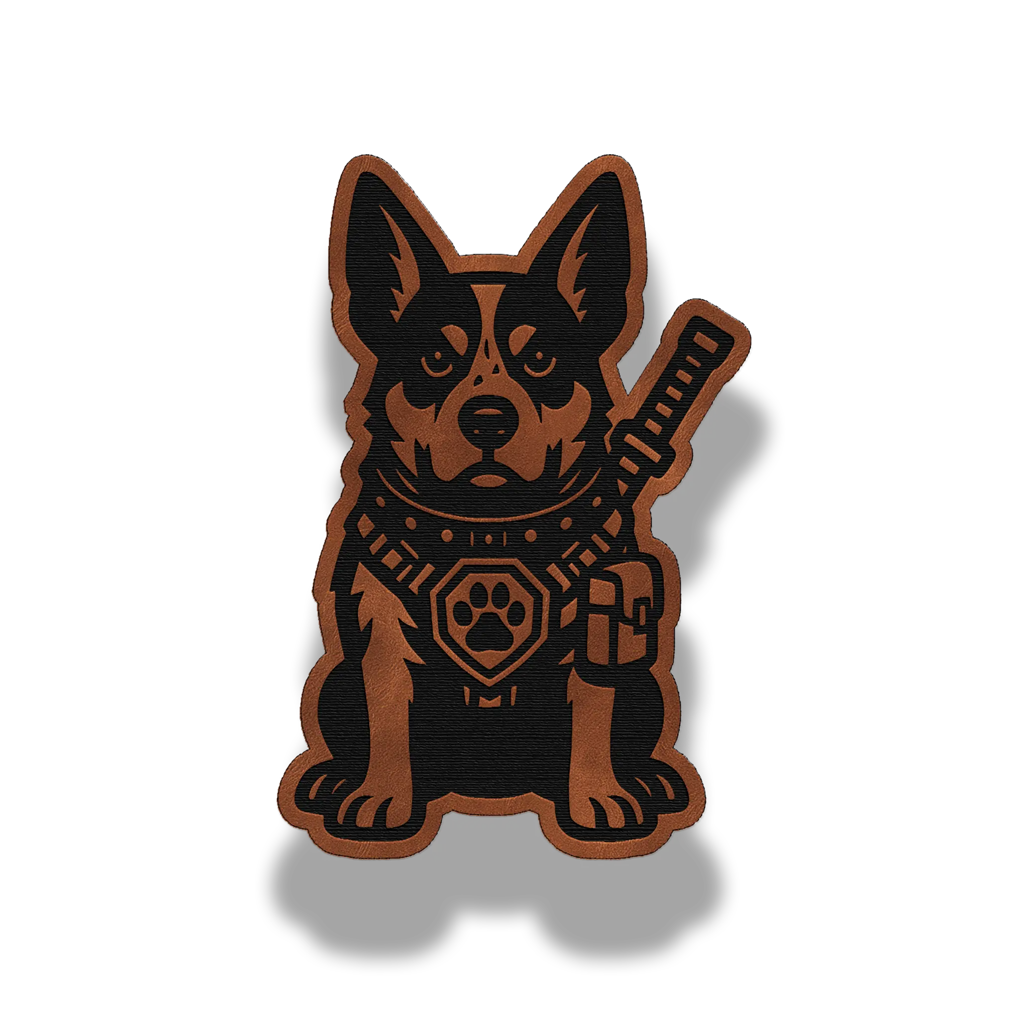 Tactical Cattle Dog Patch – Leatherette Morale Patch
