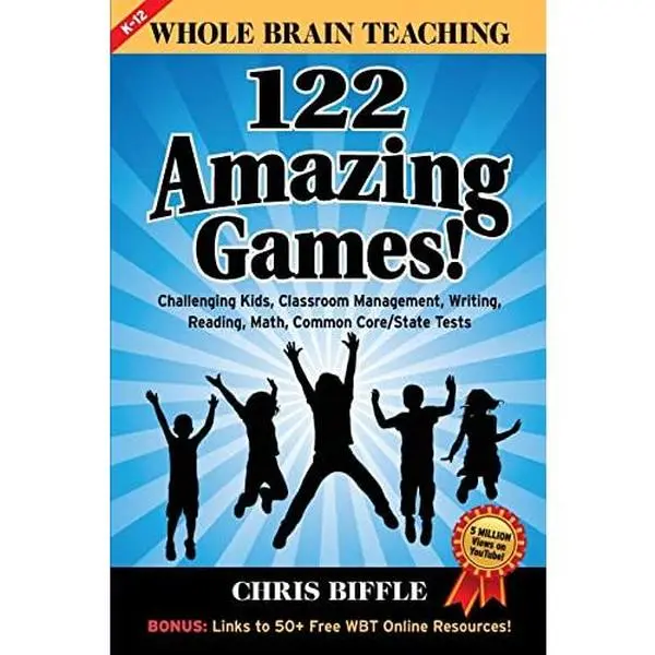 USED Book - Whole Brain Teaching: 122 Amazing Games!: Challenging kids, classroom management, writing, reading, math, Common Core/State tests by Biffle, Chris (Paperback) - english