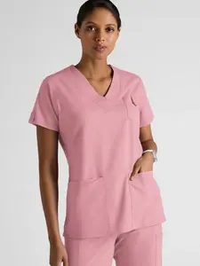 Butter-Soft STRETCH Women's 6-Pocket V-Neck Scrub Top