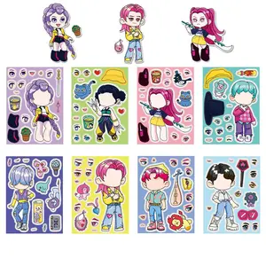 8pcs Kpop Witch Hunting Team Stickers, Sticker Packs, Stocking Stuffers for Kids, Christmas Stickers, DIY Crafts, Xmas Decorations, Party Favors