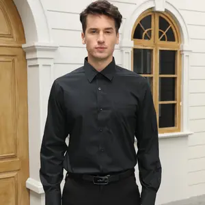 Alimens&Gentle Men's Stretchable Long Sleeve Shirt, Designed for Ultimate Comfort and a Perfect Fit, Ideal for Any Occasion