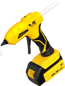 CORDLESS Portable Full-Size Hot Glue Gun: No-Cord Chaos, Instant Strong Bonds Anywhere