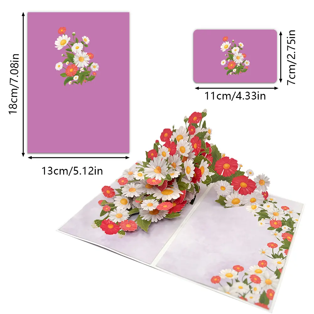 3D Daisy Greeting Card