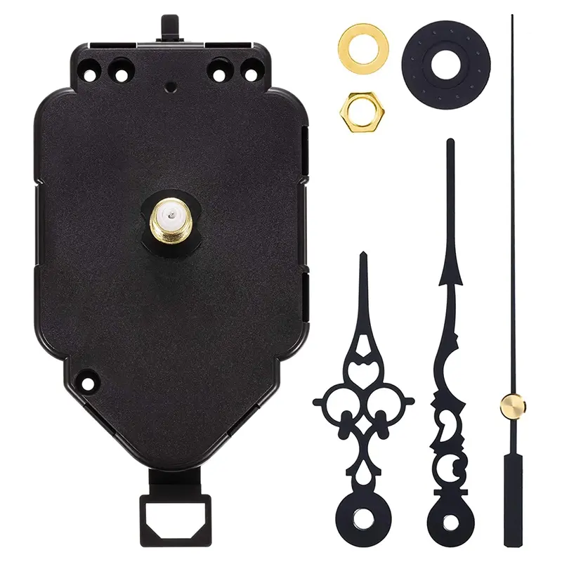 23mm Quartz Pendulum Clock Movement Mechanism Kit Set - AA, Quartz Move., ABS Material, Corrosion-Resistant, Customized Craft, Aluminum Hands, Accurate Timing, 12-Month (UM-3) for Car Exterior Decoration DIY Repair & Replacement Accessories