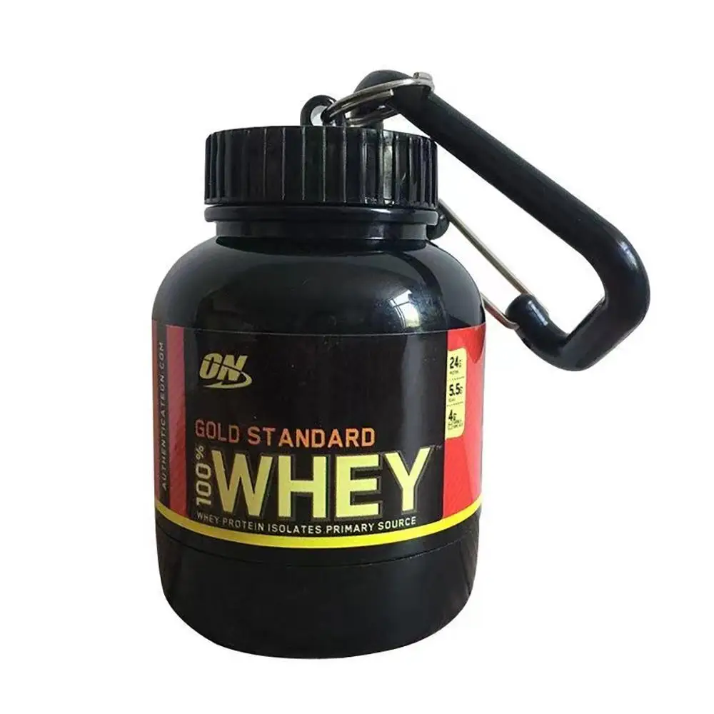 100ml34oz Mini Water Bottle Portable Protein Bottle Keychain Leakproof Water Bottles Outdoor Sports Fitness Water Bottle