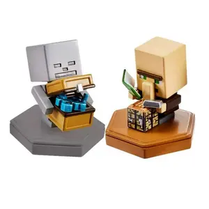 Minecraft Earth Hoarding Skeleton & Crafting Villager Boost Minis Figures
