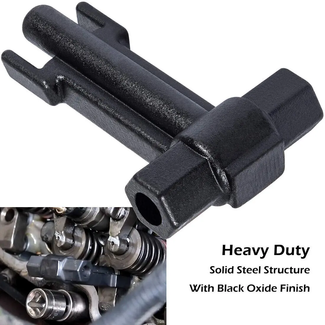 1× Heavy Duty Steel Injector Puller Tool - Kent Moore J-44639 6778 Compatible for 2001-2004 GM Duramax 6.6L Engines, Pulls Injectors for Safe Removal