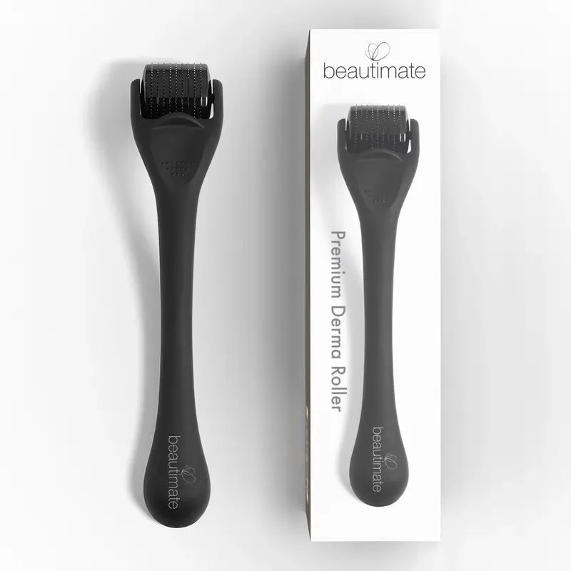 "🔥 Pro Skin Transformer! 1.0mm Titanium Derma Roller + Travel Case 💫✨ #SkinTok Must-Have"