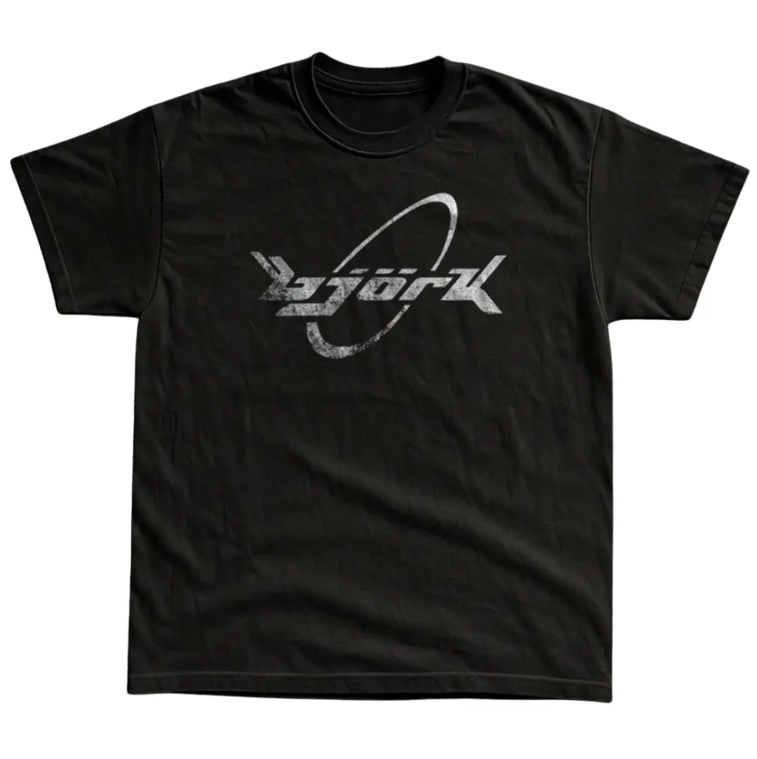 Gildan Men's Women's T-shirt, Bjork Logo Vintage Graphic Tees, Pop Music Artist Tshirt, Bjork Lover, Retro Shirt, Hip Hop Graphic Tees, Gifts Shirt, Menswear Womenswear Streetwear Y2k