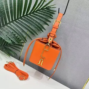 Z66-New small women's tote Mini bucket bag Fashionable Handbag Leather Handbag