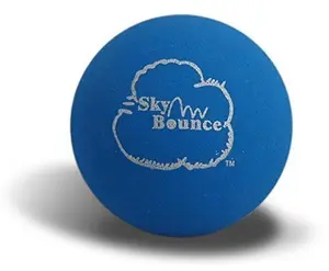 Sky Bounce Blue Color Rubber Handballs for Recreational Handball, Stickball,-3CT