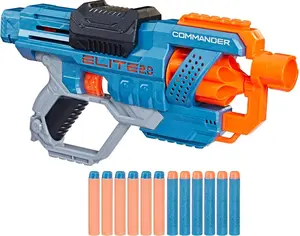 NERF Elite 2.0 Commander RD-6 Dart Blaster, 12 Darts, 6-Dart Rotating Drum, Outdoor Toys, Ages 8 and Up NERF Elite 2.0 Commander RD-6 Dart Blaster, 12 Darts, 6-Dart Rotating Drum, Outdoor Toys, Ages 8 and Up
