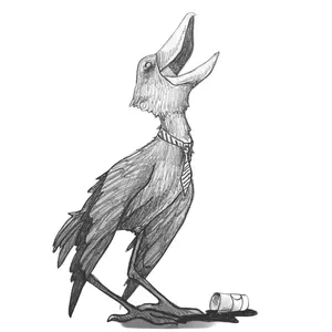 Tragedy of the Shoebill art print