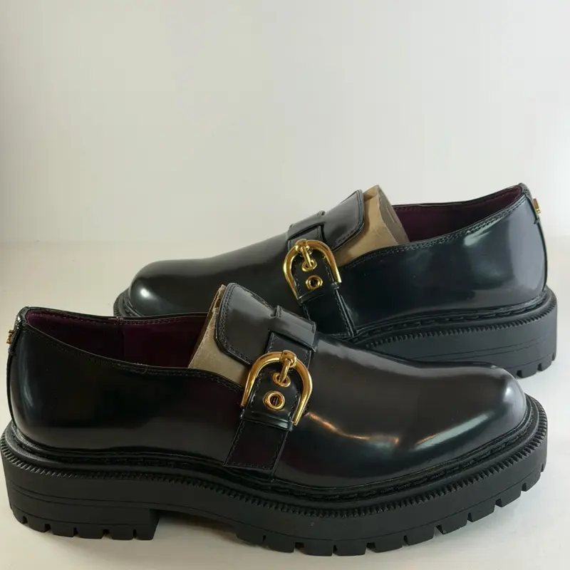 Evan,black shiny 17588s2001 10 M circus ny women shoes