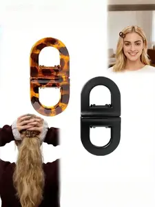 Magnetic Hair Clips Set of 2, Unique Style Suitable for Home Travel Parties Outdoors, Fashionable Hair Accessories for Women, Hair Clip for Outings