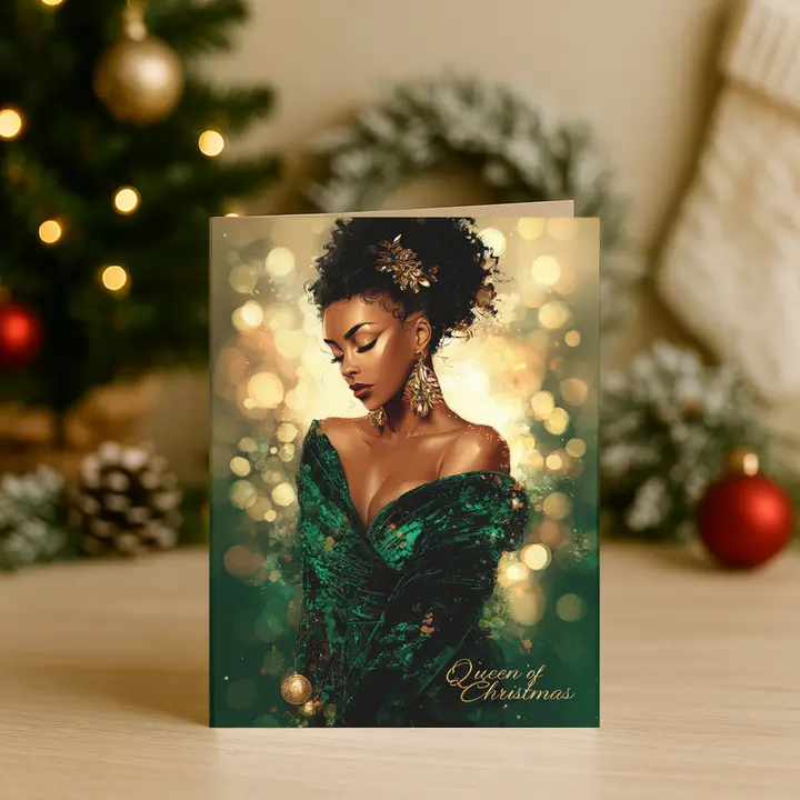 Queen of Christmas Greeting Card