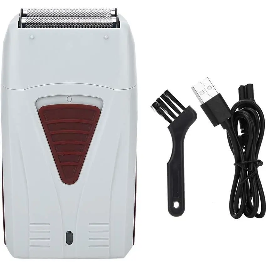 Electric Shaver, USB Rechargeable Wet Dry Foil Beard Trimmer Kit with Travel Case for Men's Hair Grooming