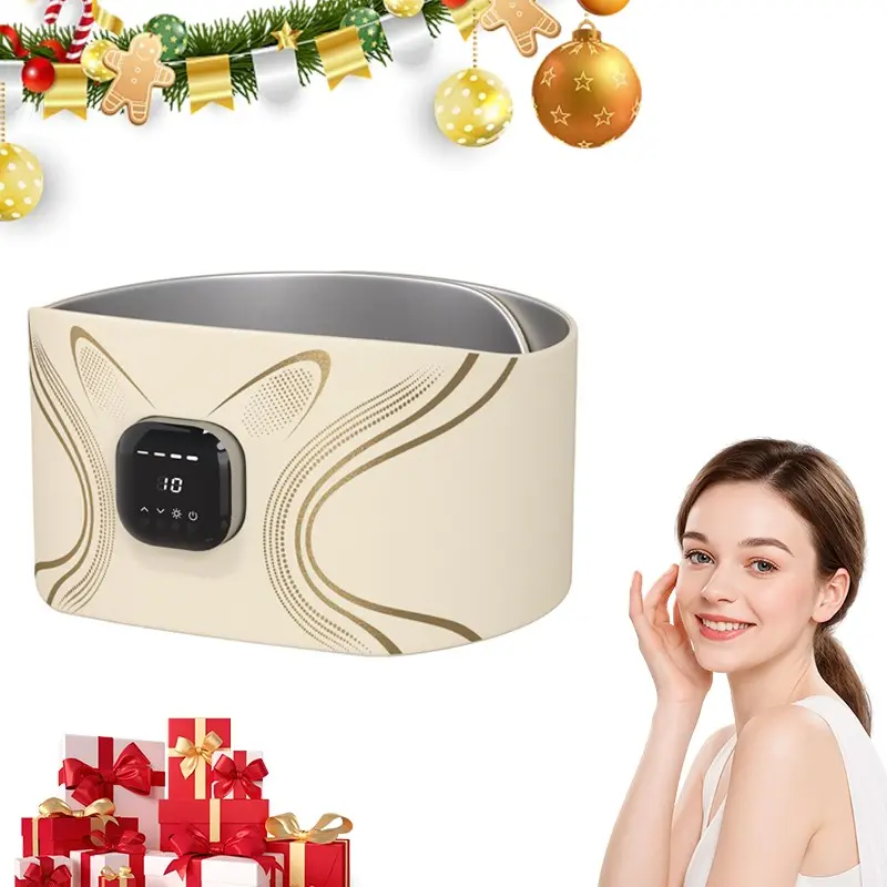 New portable abdominal heating function, waist protection and palace warming, lithium battery, multifunctional abdominal massage belt, ideal for holiday gifts
