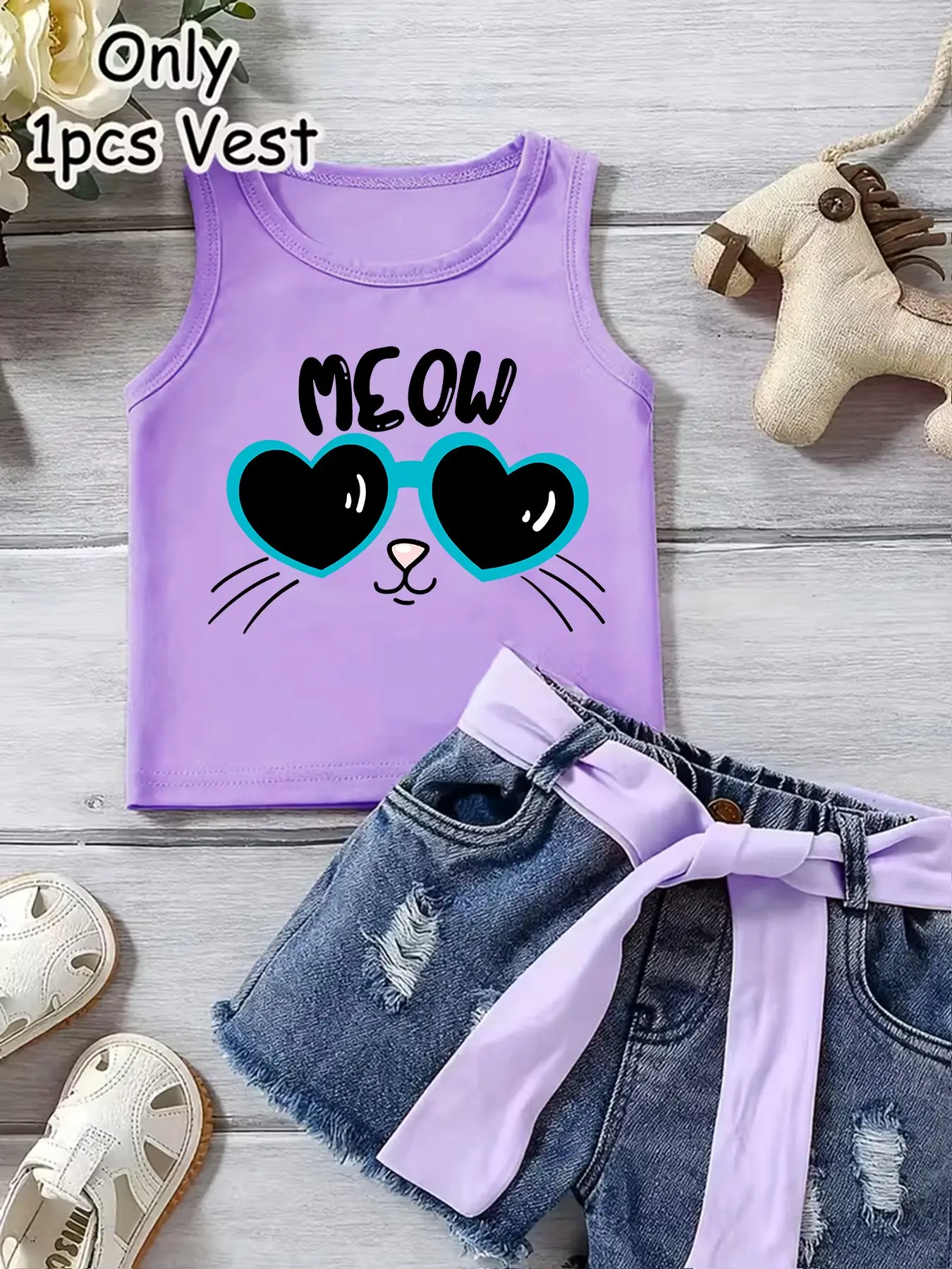 Girls' Summer Fashion Creative Letter Print Vest, Casual Sleeveless Long Top, Loose-Fitting Sporty Underwear, Perfect Gift