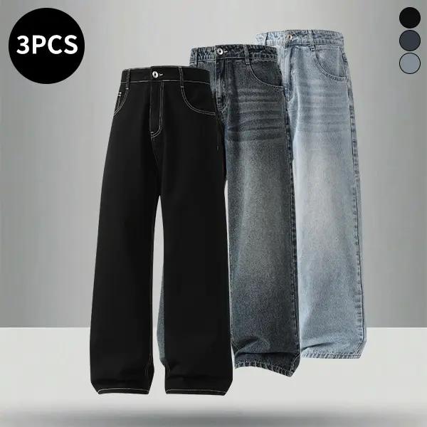 Black + Vintage Blue + Light Blue