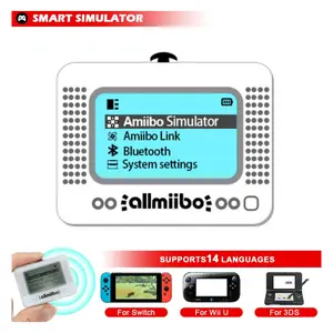 For Allmiibo Chargeable Intelligent Simulator Emulator Bluetooth-Compatible Universal Writer for Switch/Wiiu Gaming Accessories