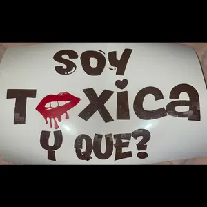 Sticker Car Vinyl - Soy Tóxica y Que? - High Quality