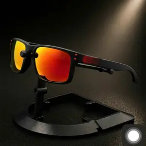 Black Polarized Sunglasses Yellow Lens UV400 Night Driving Outdoor Glasses