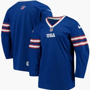 US Hockey 2018 World Juniors Championship Replica Jersey - Royal - Adult & Youth Sizes – Ice Hockey Fan Gear In All Colors