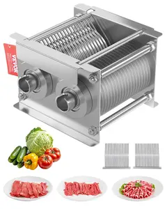 VEVOR Meat Cutter Machine Blade, TikTokShopBlackFriday, 5 mm Blade for Commercial Meat Cutter, One Set Blade for SJY-DQ90 Meat Cutting Machine, Stainless Steel, Cutter Slicer Blade Set for Boneless Meat, Soft Vegetables