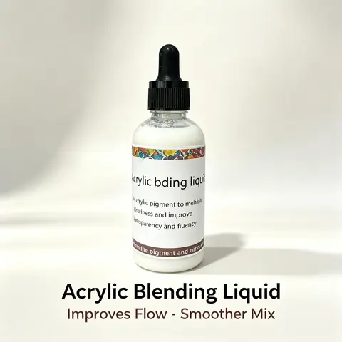 Acrylic Paint Mixture (30/100ml Convenient Size) - Artist Supplies for Paint by Numbers, Fluid & Wet Painting, Smooth & Vibrant Results, Creative Art Projects, Beginners and Experienced Artists, Blendable DIY Craft Supplies