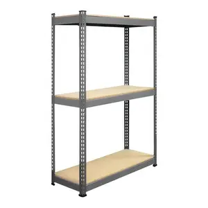 Interlake Mecalux 48 x 18 x 96 Gray Heavy- Rivet Shelving w/ Panels U0207803 WS-39au0207721